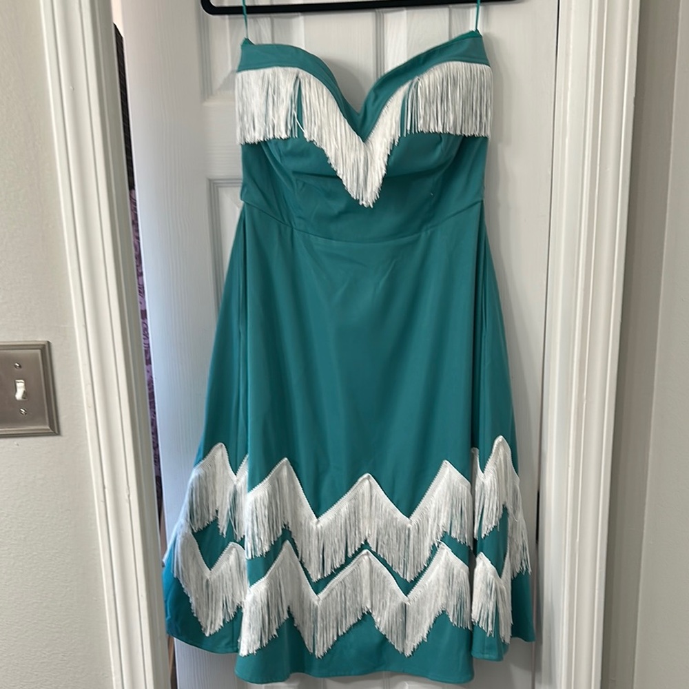 Teal Rockin Bette dress